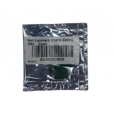 Чип Lexmark CX410 808HC Cyan (3k)